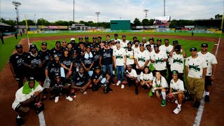 Fam Jam Celebrity Softball Game Celeb softball game at Rickwood Field [upl. by Grenier]