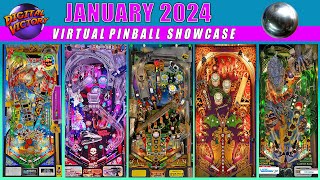 January 2024  Top Virtual Pinball Releases [upl. by Nipha]