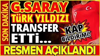 GALATASARAY MİLLİ YILDIZ İLE ANLAŞTI RESMEN AÇIKLANDI [upl. by Etana]