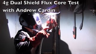 4gOverhead Welding Flux Core Test [upl. by Maxfield]