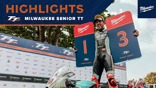 Milwaukee Senior TT  Highlights  2023 Isle of Man TT Races [upl. by Hans]