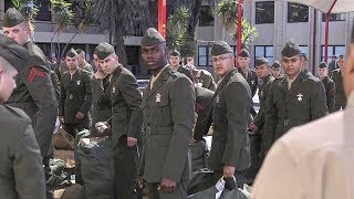 After Boot Camp – Students Arrive For Marine Combat Training [upl. by Ika]