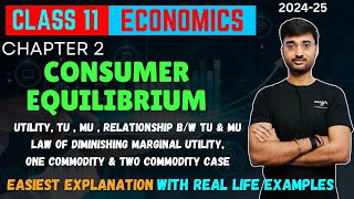 Consumer Equilibrium Microeconomics Chapter 2 Class11 Part 1 [upl. by Rayle]