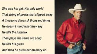 George Strait  Fool Hearted Memory with Lyrics [upl. by Yattirb]