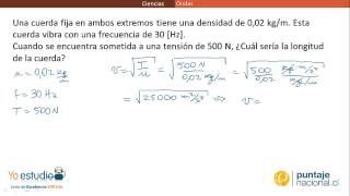 Física  Ejercicio de ondas estacionarias [upl. by Anowahs]