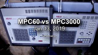 MPC60 vs MPC3000 Jan 13 2019 [upl. by Franzoni]