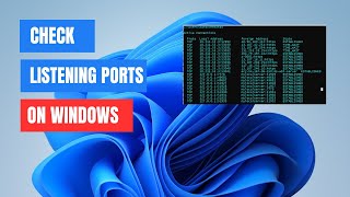 How to View Listening Ports Using Netstat [upl. by Ettenej]