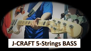 Jcraft 5 String Bass Review Bahasa Melayu [upl. by Soble]