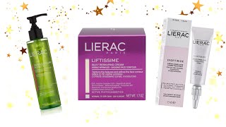 ريفيو منتجات ليراك  lierac foaming gel liftissime reshaping cream  dioptiride eye cream [upl. by Ynehteb65]