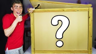 WE BOUGHT A GIANT GAME CRATE WHATS INSIDE IT unboxing iphone 11 FUN TOY BOX OPENING [upl. by Featherstone]