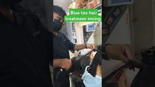 Blue tox hair treatment inning shortvideos viralshort video 💯📸 [upl. by Ccasi819]