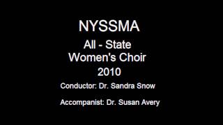 NYSSMA AllState Womens Choir 2010  Pergolesi Suite [upl. by Natanoj]