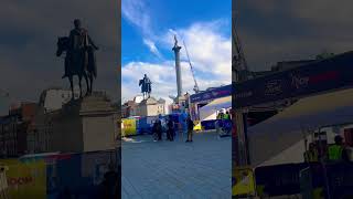 Trafalgar Square London serene travel city explore london [upl. by Salinas395]