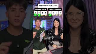 AMANDINHA VS PIERRE ABRA OS CADEADOS KKKKK  CANAL DO CLEPTON [upl. by Gnouhp]