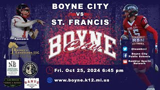 RSN Presents Boyne City vs TCSF Football 102424 [upl. by Akayas595]