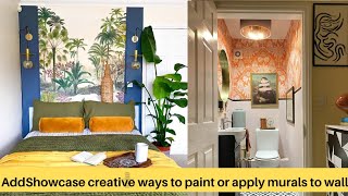 Showcase creative ways to paint or apply murals to walls [upl. by Normand]