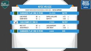 Kangaroo Flat 2nd XI Mens v Eaglehawk CC 2nd XI [upl. by Miran]