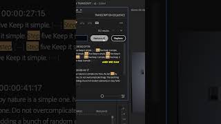 This CAPTION HACK Is The ULTIMATE TIME SAVER in PREMIERE PRO [upl. by Amling301]
