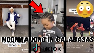 Moonwalking in Calabasas TikTok Compilation  DDGs Dance [upl. by Florella]