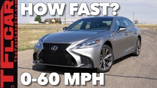 How Quick is the 2018 Lexus LS500 F Sport [upl. by Crocker]