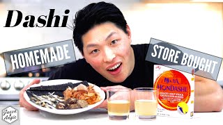 How to make Dashi Stock  Homemade vs Store Bought [upl. by Brooke]