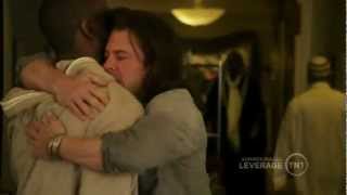 Leverage S4 eliot and hardison hug each other [upl. by Ailbert]