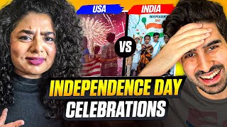 Differences between India amp USA Independence Day Celebrations  EP 7 [upl. by Anivlac427]