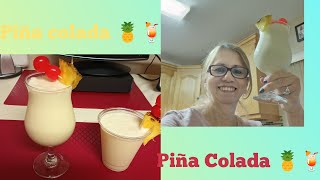 Receta de piña Colada 🍍🍹 [upl. by Eceryt]