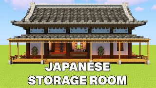 Japanese Storage Room  Minecraft Tutorial [upl. by Madi]