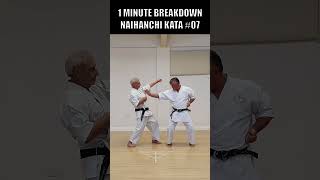 Naihanchi Basic Applications 1 minute kata shorts wado [upl. by Thanos]