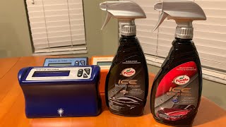 Intro to Gloss Measuring  Turtle Wax ICE Seal N Shine vs Black Polish [upl. by Eillen]