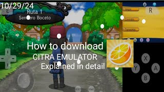 How to download citra emulator explaned in detail 100 working  citra ultragujjargaming [upl. by Livesay]