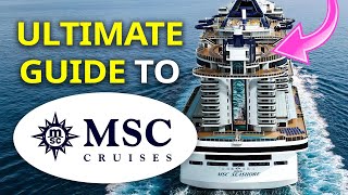 ULTIMATE GUIDE to MSC Cruises Ships cabins food drinks and more [upl. by Wendelin]