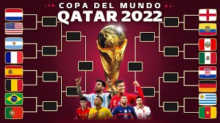 Mundial QATAR 2022🏆🇶🇦  ¿ Qué selecciones llegarán a octavos de final PREDICCIÓN [upl. by Trelu997]