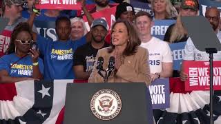 Harris campaigns in Charlotte North Carolina [upl. by Reynolds331]