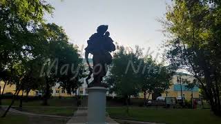 Penza Russia Monument to Mother Park near Cathedral Square [upl. by Asilet]