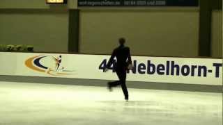 NebelhornTrophy 2012 Michal BREZINA CZE SP [upl. by Toma]