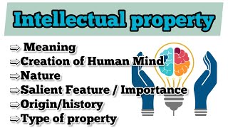 Basic concept of Intellectual property [upl. by Monetta894]