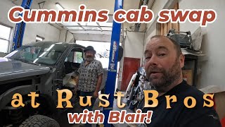 Dodge Ram cab swap in the Rust Valley Restorers shop with Blair [upl. by Abehsat]