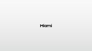 How to pronounce Miami [upl. by Venuti]