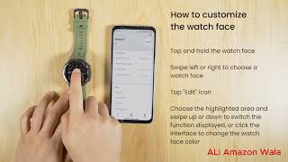 Smart Watch  Review on smart watch  Ali Amazon Wala smartwatch [upl. by Kathye]