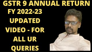 GSTR 9  How to File GSTR9 for FY 202223 FY 202223  GST Annual Return filing 2023 gstr9 [upl. by Sidky829]