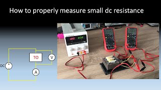 How to properly measure small dc resistance using a multimeter [upl. by Snodgrass]