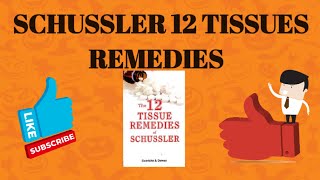 SCHUSSLER 12 TISSUE REMEDIES biochemic [upl. by Aralk666]