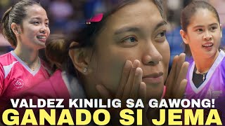 Jema Galanza TARGET si Deanna Wong ValdezSPOTTED KINILIG sa GAWONG Creamline vs Choco Mucho 2023 [upl. by Zollie]