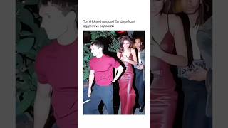 Tom Holland rescued Zendaya from paparazzi shorts celebrity fyp viral tomdaya [upl. by Sheff]