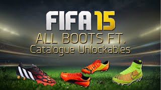 All FIFA 15 Boots Ft EAS FC Catalogue Unlockables [upl. by Vas113]