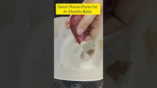 Sweet potato Puree for Babies 6 months baby food  Purees [upl. by Negiam]