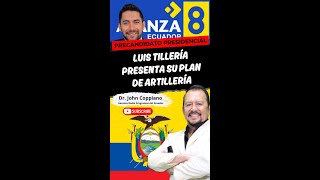 Precandidato Presidencial Luis Tillería presenta su plan de Artillería [upl. by Eisnyl]