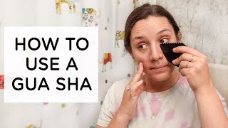 HOW TO USE A GUA SHA STONE ‣‣ my 5 minute routine [upl. by Gamaliel]